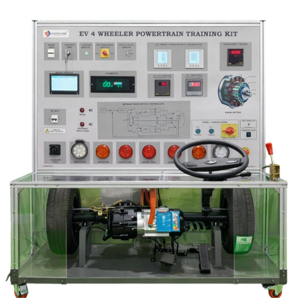 4-Wheeler EV Motor Drivetrain Training & Research Setup #IES-EV-313 ...